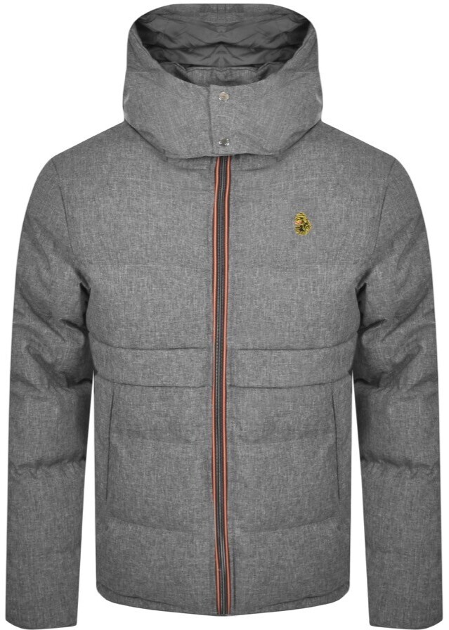 Luke 1977 Mallard Padded Hooded Jacket Grey ShopStyle