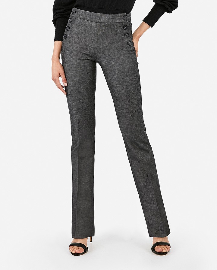 mid rise barely boot columnist pant