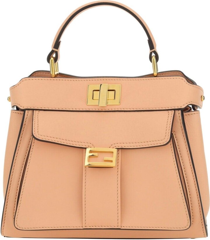 Fendi By The Way Boston Baby Bag in Pink Leather with crossbody strap –  AvaMaria