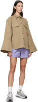 Thumbnail for your product : REMAIN Birger Christensen Purple Sheepskin Paola Shorts