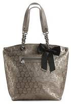 Thumbnail for your product : Betsey Johnson Princess Skully Embossed Tote