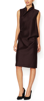 Thumbnail for your product : Calvin Klein Stheno Wool Gathered Dress