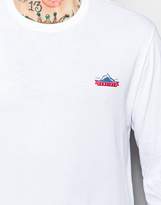 Thumbnail for your product : Penfield Long Sleeved T-Shirt With Mountain Logo In White Exclusive