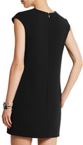 Thumbnail for your product : Saint Laurent Sequin-Embellished Wool-Crepe Mini Dress