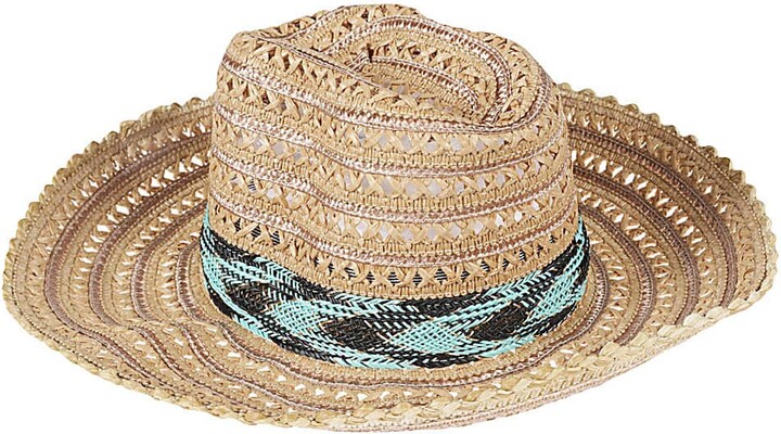 Exquisite J Women's Raffia Sombrero Hat