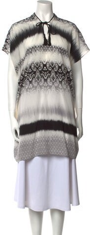 MARIE FRANCE VAN DAMME Silk Mini Dress