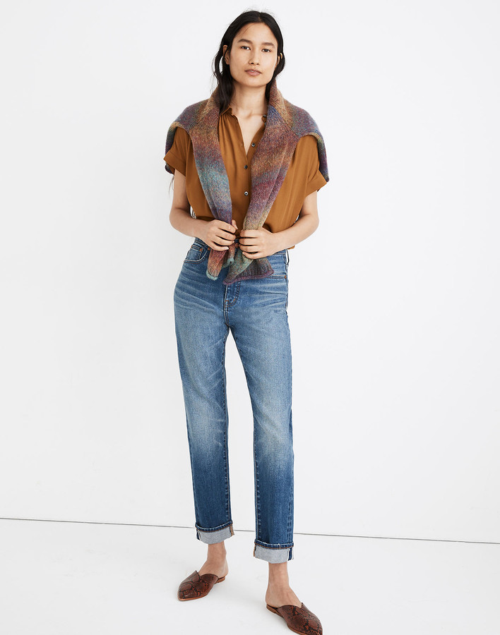 madewell classic straight jeans selvedge edition