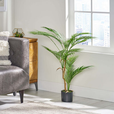 Artificial Palm Tree for Indoor Use to Create a Tropical Oasis and Bring a Sense of Relaxation to Your Living Space