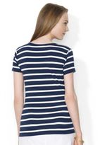Thumbnail for your product : Lauren Ralph Lauren Jersey Faux Wrap Shirt