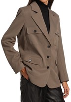Thumbnail for your product : Gestuz Cargo Single-Breasted Blazer
