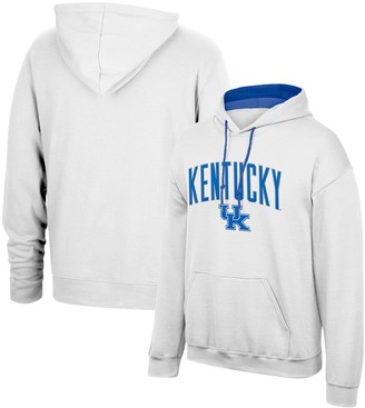 Men's Top of the World White Kentucky Wildcats Modern Arch Pullover Hoodie