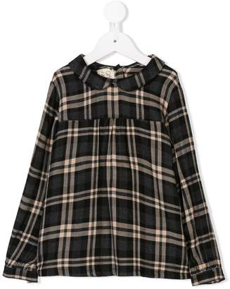 Caffe Caffe' D'orzo flared checked shirt