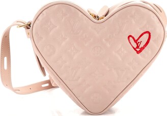 Coeur new wave leather crossbody bag Louis Vuitton Pink in Leather
