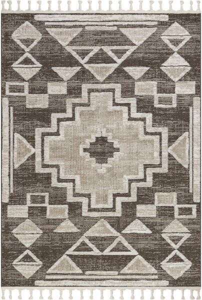 nuLoom NuloomGatsbySouthwesternTasseledAreaRug9'x12'Brown