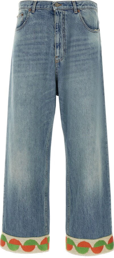 Valentino Garavani Jacquard Jeans