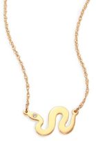 Thumbnail for your product : Jennifer Zeuner Jewelry Alves Diamond Mini Snake Necklace