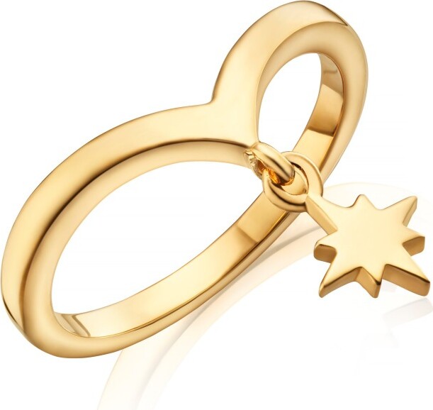 Fool's Gold Shooting Star Dangly Charm Ring ShopStyle