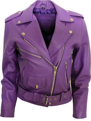 mauve moto jacket