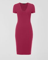 Thumbnail for your product : Jaeger Ottoman Cap Sleeve Dress