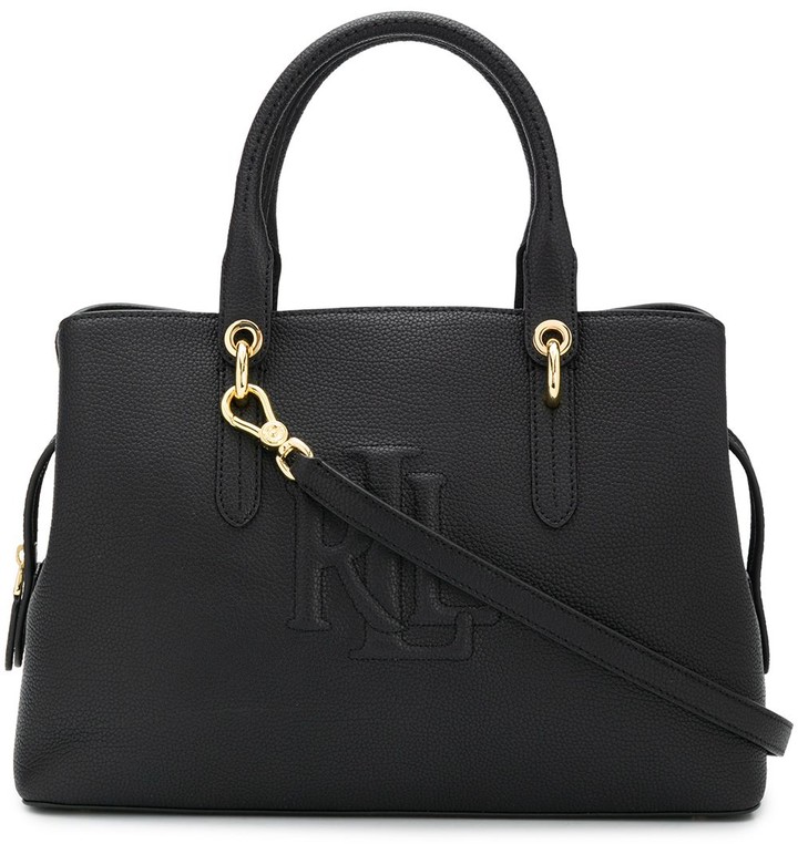 Lauren Ralph Lauren Hayward logo embossed satchel ShopStyle