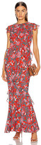Thumbnail for your product : Saloni Tamara B Dress in Multi