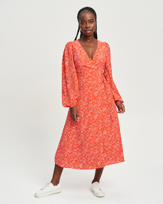 Long Sleeve Wrap Dress Size 16 | Shop the world's largest collection of  fashion | ShopStyle Australia