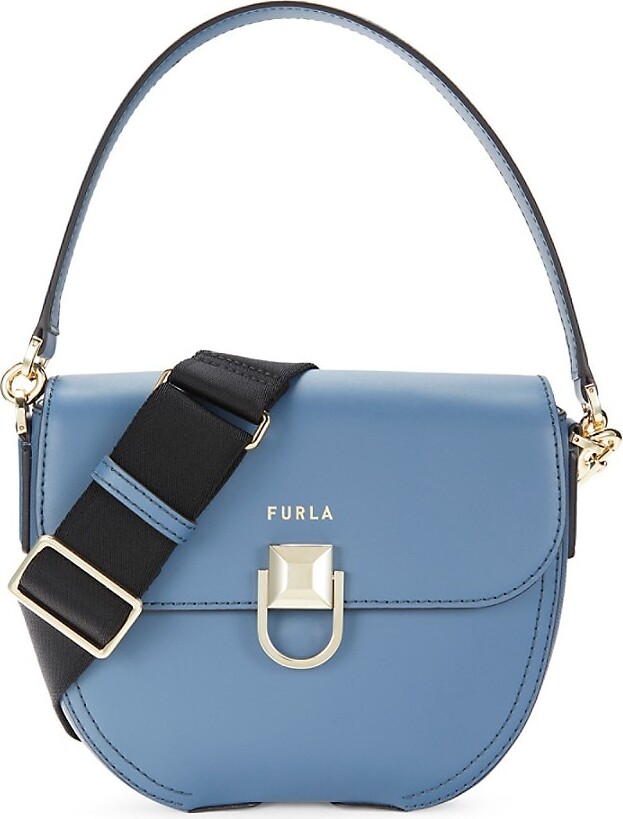 Furla Logo Leather Saddle Crossbody Bag ShopStyle