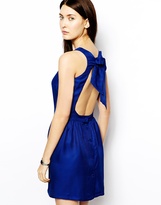 Thumbnail for your product : Sessun Silk Dress with Open Back and Bow Detail