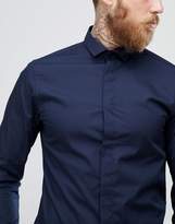 Thumbnail for your product : Heart & Dagger Skinny Shirt With Cutaway Collar
