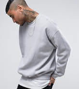 Thumbnail for your product : Reclaimed Vintage Inspired Oversized Sweatshirt In Gray Overdye