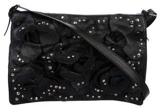 Valentino Floral Appliqué Shoulder Bag