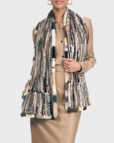 Thumbnail for your product : Gorski Mink Fur Knit Stole