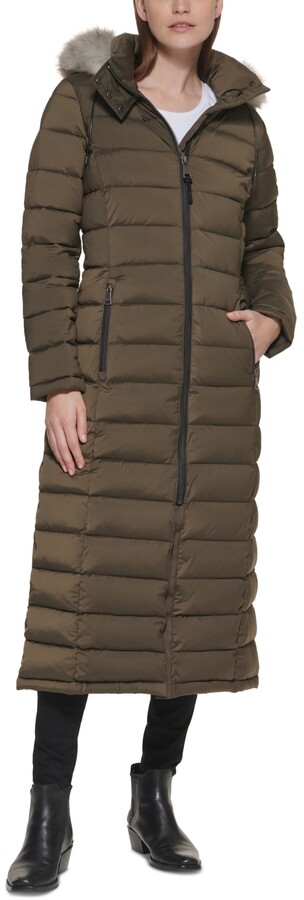 dkny maxi coat