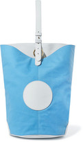 Thumbnail for your product : Diane von Furstenberg Steamer Canvas And Leather Shoulder Bag