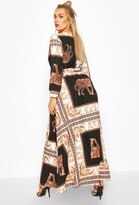 Thumbnail for your product : boohoo Plus Chain Print Maxi Dress