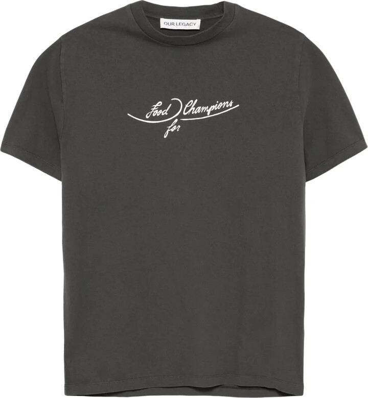 Our Legacy plates-print T-shirt