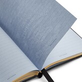 Thumbnail for your product : Smythson Panama Leather Notebook, Busy Bee Black