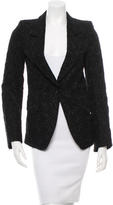 Thumbnail for your product : Ann Demeulemeester Patterned Single-Closure Blazer w/ Tags