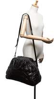 Thumbnail for your product : Prada Pre-Loved Black Patent Leather Quilted Vernice Weekender Italy