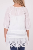 Thumbnail for your product : Marc O'Polo Marco Polo Lace Pintuck 3/4 Slv Tunic