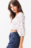 Thumbnail for your product : La Hearts Long Sleeve Cinched Top