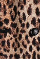 Thumbnail for your product : Moschino Boutique Leopard Print Wool Coat