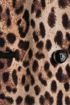 Moschino Boutique Leopard Print Wool Coat