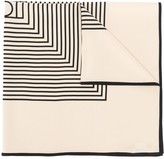 Thumbnail for your product : Totême Square Stripes Silk Scarf