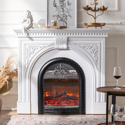 Bloomsbury Market French Retro Fireplace TV Cabinet