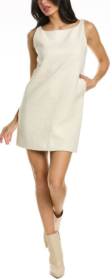 Winter Tweed Shift Dress