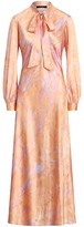 Thumbnail for your product : Polo Ralph Lauren Rily Long-Sleeve Silk Dress