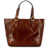 Thumbnail for your product : The Bridge Brown Leather Shopping Bag