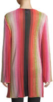 Thumbnail for your product : M Missoni Metallic-Stripe Long-Sleeve Cardigan