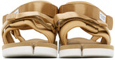 Thumbnail for your product : Suicoke Brown maharishi Edition Kuno Flat Sandals